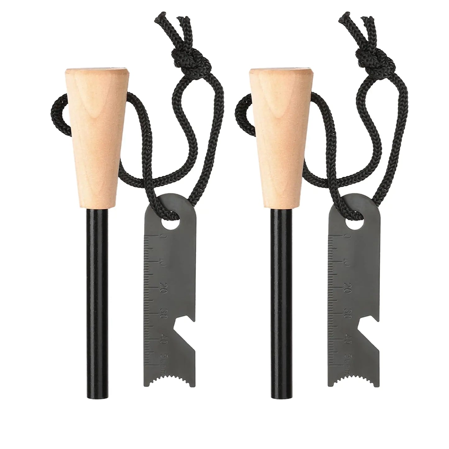 2Pcs Magnesium Fire Starter Survival Tools